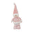 Crofta Xmas Figurine Stuffed Doll Table Ornament Gift Christmas Standing Plush Doll Snowman 47x12x6cm