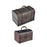 Crofta Trinket Box Wooden Treasure Chest Home Decor with Lid Hair Clips Jewelry Box 17cmx12cmx12cm