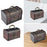 Crofta Trinket Box Wooden Treasure Chest Home Decor with Lid Hair Clips Jewelry Box 17cmx12cmx12cm