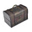 Crofta Trinket Box Wooden Treasure Chest Home Decor with Lid Hair Clips Jewelry Box 17cmx12cmx12cm