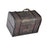 Crofta Trinket Box Wooden Treasure Chest Home Decor with Lid Hair Clips Jewelry Box 17cmx12cmx12cm