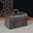 Crofta Trinket Box Wooden Treasure Chest Home Decor with Lid Hair Clips Jewelry Box 17cmx12cmx12cm