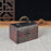 Crofta Trinket Box Wooden Treasure Chest Home Decor with Lid Hair Clips Jewelry Box 12cmx7cmx7cm