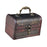 Crofta Trinket Box Wooden Treasure Chest Home Decor with Lid Hair Clips Jewelry Box 12cmx7cmx7cm