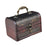 Crofta Trinket Box Wooden Treasure Chest Home Decor with Lid Hair Clips Jewelry Box 12cmx7cmx7cm