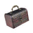 Crofta Trinket Box Wooden Treasure Chest Home Decor with Lid Hair Clips Jewelry Box 12cmx7cmx7cm