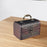 Crofta Trinket Box Wooden Treasure Chest Home Decor with Lid Hair Clips Jewelry Box 12cmx7cmx7cm