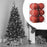 Crofta 12Pcs Christmas Ball Decoration Decorative for Farmhouse Cabinet Living Room Red