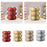 Crofta 12Pcs Christmas Ball Decoration Decorative for Farmhouse Cabinet Living Room Red