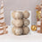 Crofta 12Pcs Christmas Ball Decoration Decorative for Farmhouse Cabinet Living Room Champagne Gold