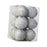 Crofta 12Pcs Christmas Ball Decoration Decorative for Farmhouse Cabinet Living Room Silver