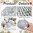 Crofta 12Pcs Christmas Ball Decoration Decorative for Farmhouse Cabinet Living Room Silver