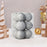 Crofta 12Pcs Christmas Ball Decoration Decorative for Farmhouse Cabinet Living Room Silver