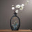 Crofta Resin Flower Vase Novelty Tabletop Ornament for Entrance Bedside Living Room Short