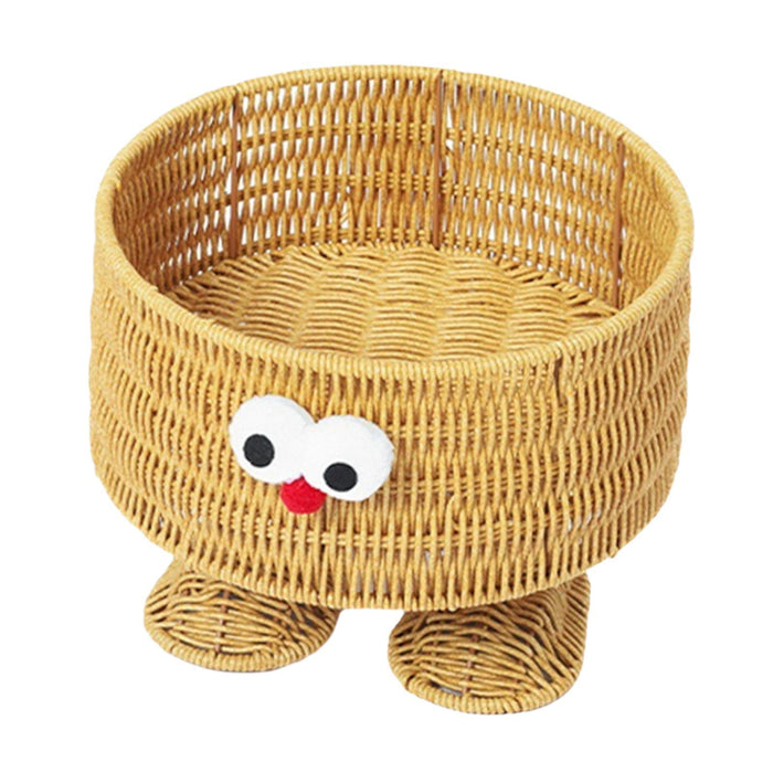 Crofta Woven Basket Multipurpose Bread Serving Basket for Buffets Counter Breakfast