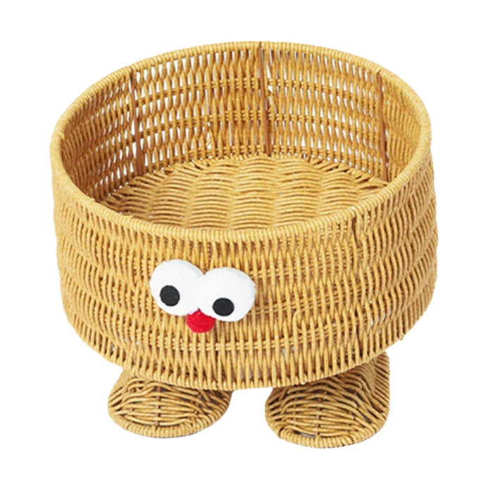 Crofta Woven Basket Multipurpose Bread Serving Basket for Buffets Counter Breakfast