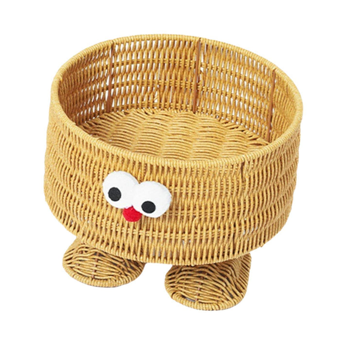 Crofta Woven Basket Multipurpose Bread Serving Basket for Buffets Counter Breakfast