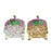 Crofta Jewelry Box Gift Creative Dresser Peacock Trinket Box for Pendants Bracelets Golden