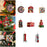 Crofta Xmas Pendant Christmas Ornament Charm Cars Christmas Tree Hanging Decoration Round Disc 10x9cm