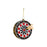 Crofta Xmas Pendant Christmas Ornament Charm Cars Christmas Tree Hanging Decoration Round Disc 10x9cm