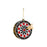 Crofta Xmas Pendant Christmas Ornament Charm Cars Christmas Tree Hanging Decoration Round Disc 10x9cm