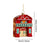 Crofta Xmas Pendant Christmas Ornament Charm Cars Christmas Tree Hanging Decoration CLUB 8x9.5cm