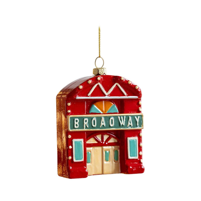 Crofta Xmas Pendant Christmas Ornament Charm Cars Christmas Tree Hanging Decoration CLUB 8x9.5cm