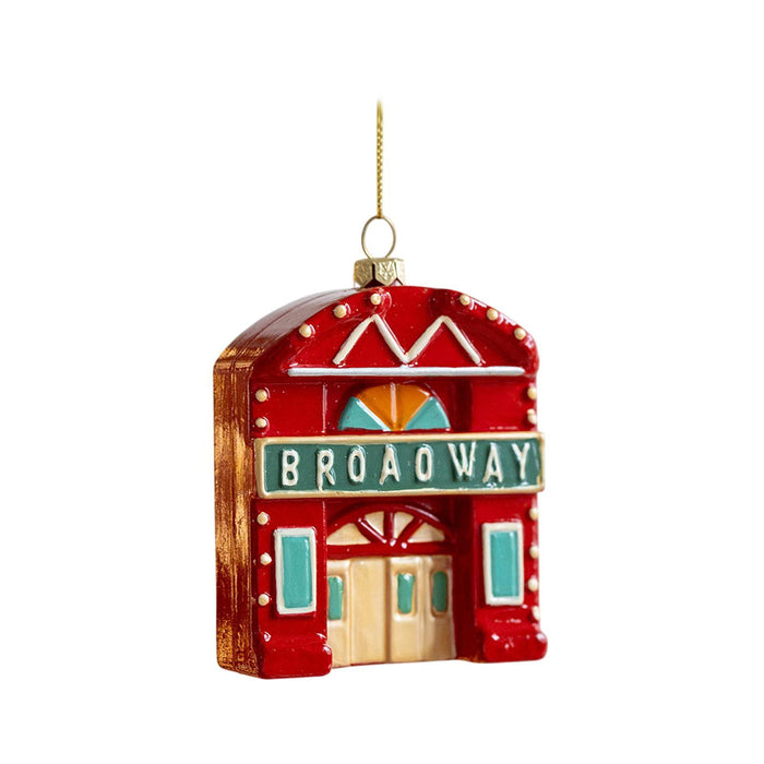 Crofta Xmas Pendant Christmas Ornament Charm Cars Christmas Tree Hanging Decoration CLUB 8x9.5cm