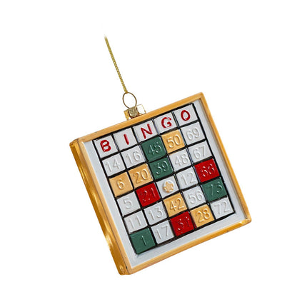 Crofta Xmas Pendant Christmas Ornament Charm Cars Christmas Tree Hanging Decoration BINGO 9.5x9cm