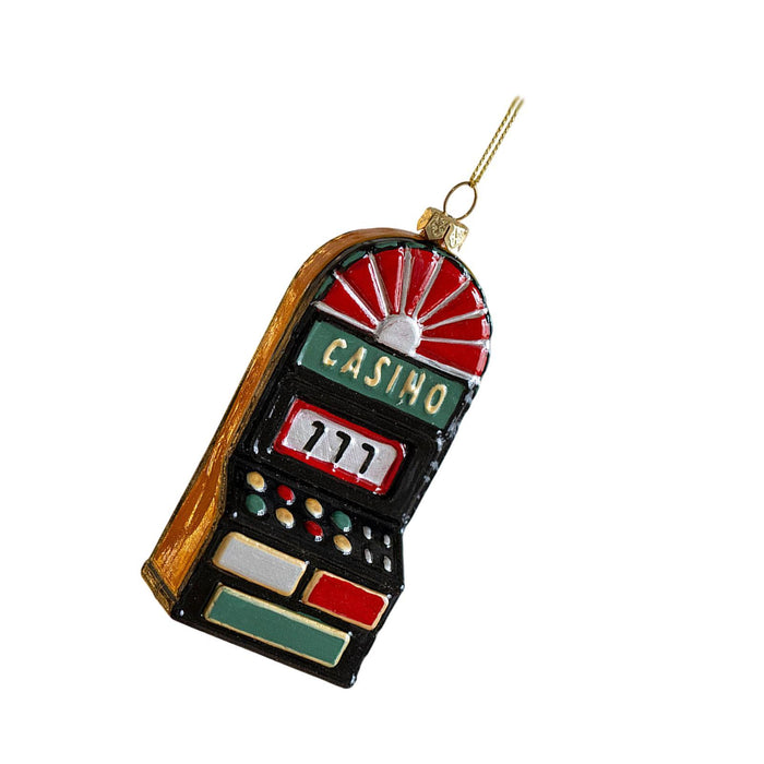 Crofta Xmas Pendant Christmas Ornament Charm Cars Christmas Tree Hanging Decoration CASINO 5.5x11.3cm