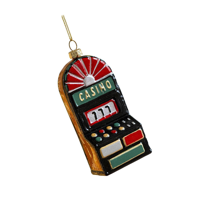 Crofta Xmas Pendant Christmas Ornament Charm Cars Christmas Tree Hanging Decoration CASINO 5.5x11.3cm