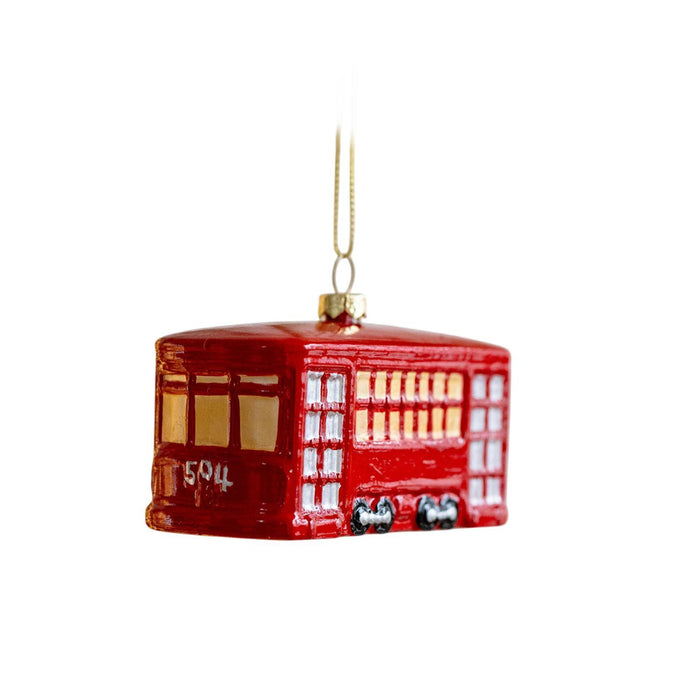 Crofta Xmas Pendant Christmas Ornament Charm Cars Christmas Tree Hanging Decoration Bus 10.5x5cm