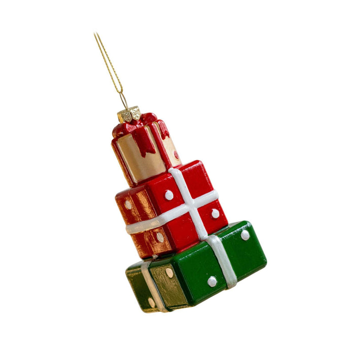 Crofta Xmas Pendant Christmas Ornament Charm Cars Christmas Tree Hanging Decoration Gift Box 5.5x10cmC