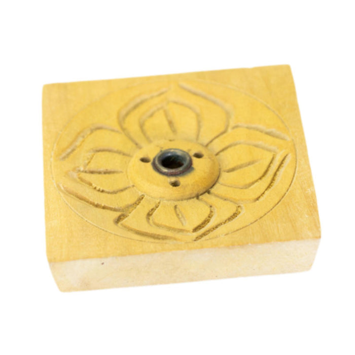 Crofta Incense Holder Censer Lotus Incense Burner Plate for Bedroom Fireplace Hotel Square