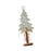 Crofta Wooden Xmas Tree Decoration Table Centerpiece for Kitchen Living Room Office