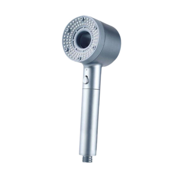 Crofta Filtered Shower Head Handheld Spray Toilet Bathing High Pressure Shower Head Silver