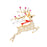 Crofta Christmas Brooch Pin for Daily Wear Fine Workmanship Elegant Xmas Decoration Style C