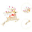 Crofta Christmas Brooch Pin for Daily Wear Fine Workmanship Elegant Xmas Decoration Style C