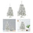 Crofta Xmas Mini Artificial Tree Christmas Artificial Tree for Decor Office Kitchen 45cm