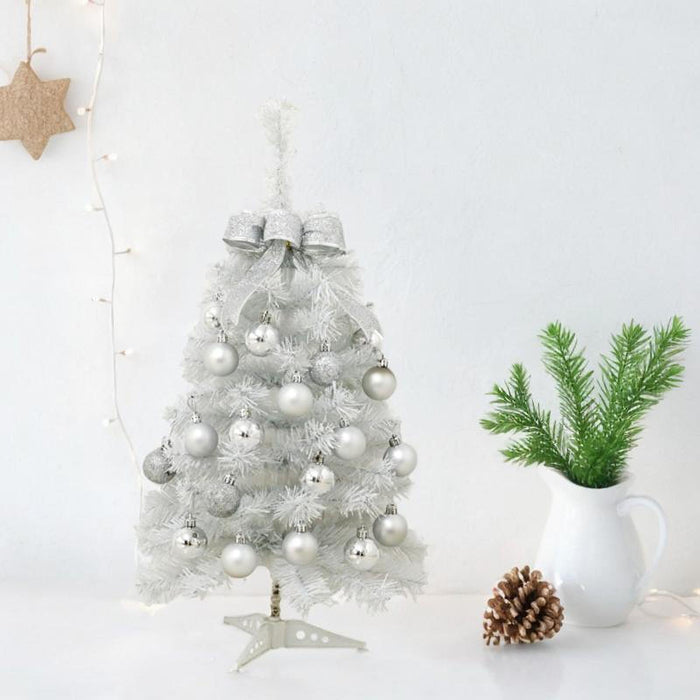 Crofta Xmas Mini Artificial Tree Christmas Artificial Tree for Decor Office Kitchen 45cm