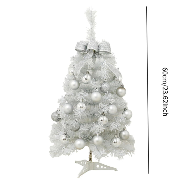 Crofta Xmas Mini Artificial Tree Christmas Artificial Tree for Decor Office Kitchen 60cm