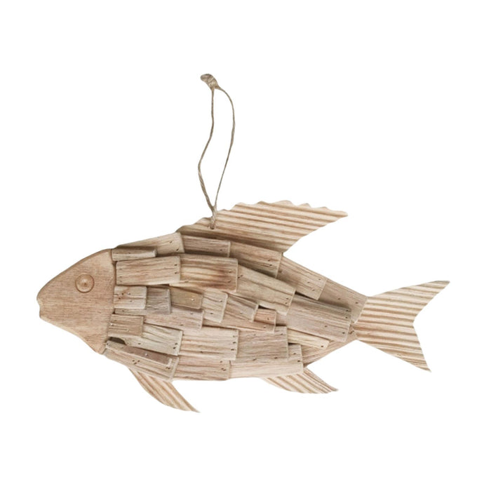 Crofta Wood Hanging Fish Rustic Decorating for Housewarming Gifts Porch Farmhouse