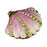 Crofta Jewelry Box Jewelry Holder Shell Trinket Box for Bedroom Living Room Dresser Pink