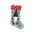 Crofta Xmas Hanging Stocking Decoration Treat Bag Holiday Family Christmas Stocking Gray