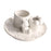 Crofta Incense Holder Decoration Cat Candle Holder for Office Tea Living Room White