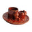 Crofta Incense Holder Decoration Cat Candle Holder for Office Tea Living Room Red