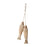 Crofta Wood Fish Hanging Ornament Wall Hanging Decoration for Apartment Brown