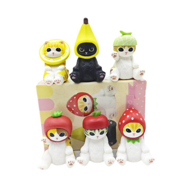 Crofta 6Pcs Blinds Box Figures Cartoon Mini Figure Dolls for Kids Adults Boys Girls