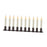 Crofta 10Pcs Flameless Candles Electric Flameless Candle Lights for Window Wedding