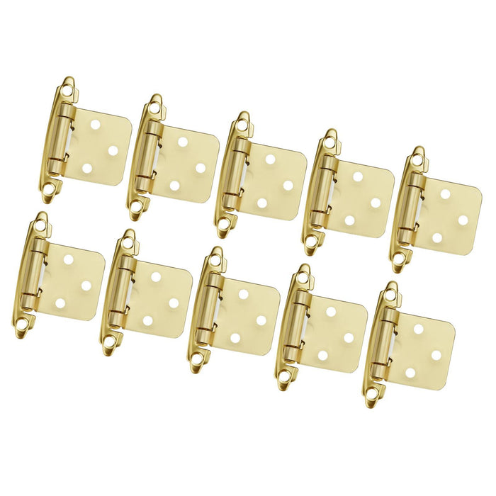 Crofta 10x 1/2inch Cabinet Door Hinges Quiet Smooth Close Replacement Door Hardware